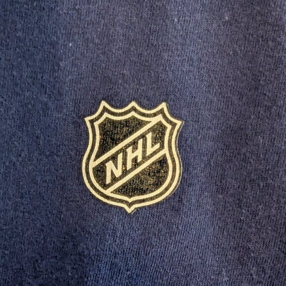 Fanatics Connor McDavid Edmonton Oilers Hockey T-Shirt - Navy - Size L - Picture 5 of 9